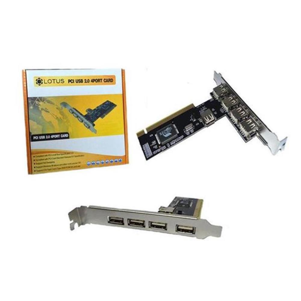 PLACA PCI USB  2.0 4 SAIDAS   1 INT REF.2307